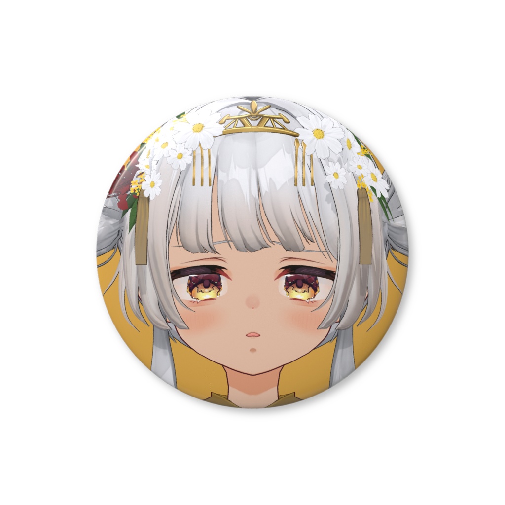 3D九重くれはの缶バッジ-sad-