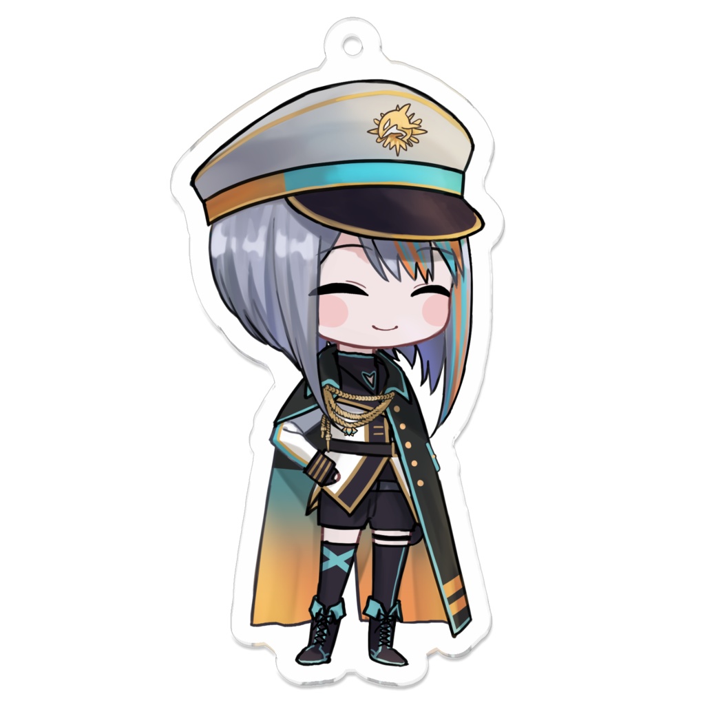 【豪華‼８種の時報ボイス付!!】ラティオ・ユィリス _デフォルメキーホルダー【TypeB】