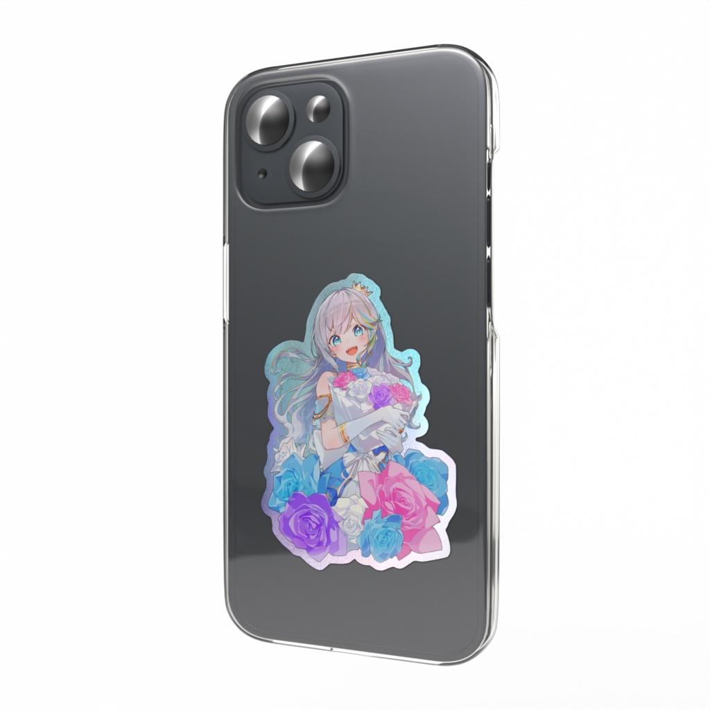 【ラティオ・ユィリス5周年記念グッズ】オーロラスマホステッカー2種