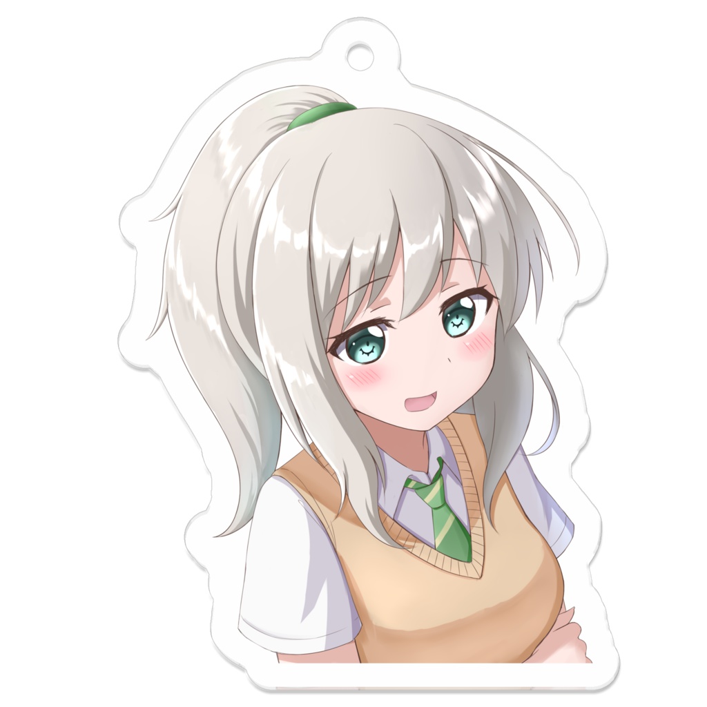 ポニテモカちゃんアクリルキーホルダー