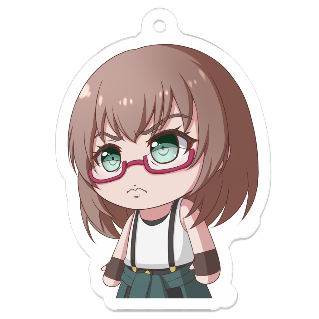 キリッと麻弥ちゃんアクリルキーホルダー