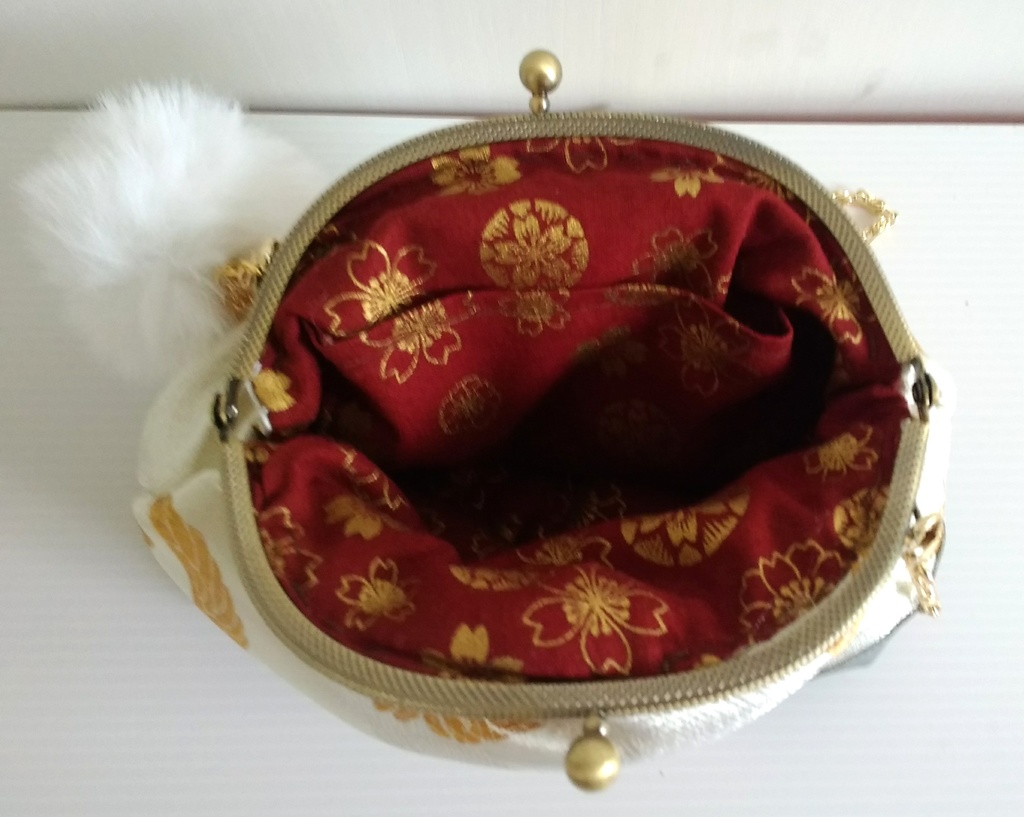 がま口ポーチ/鶴丸国永イメージ