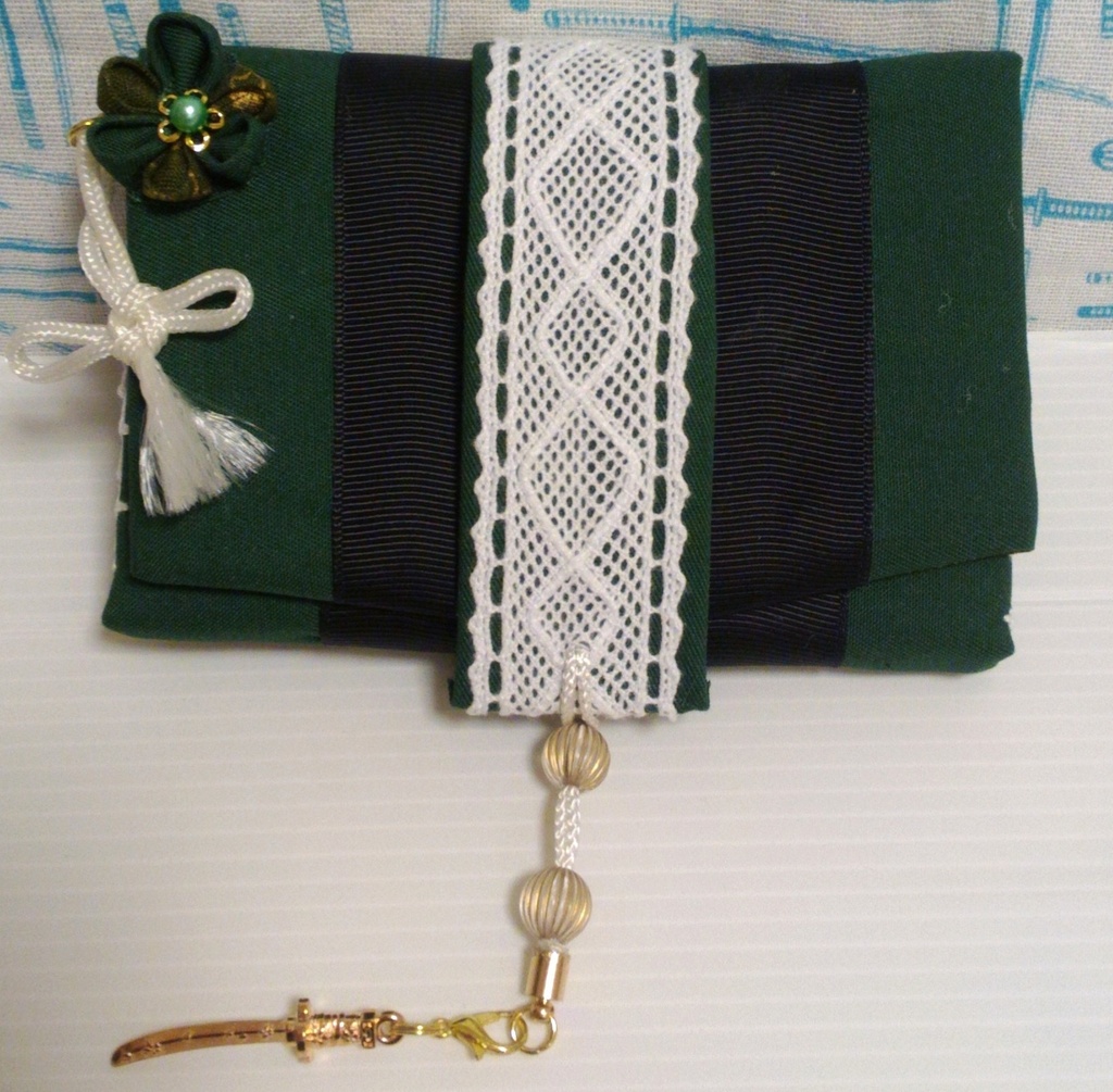 筥迫風ケース/山鳥毛、豊前江イメージ