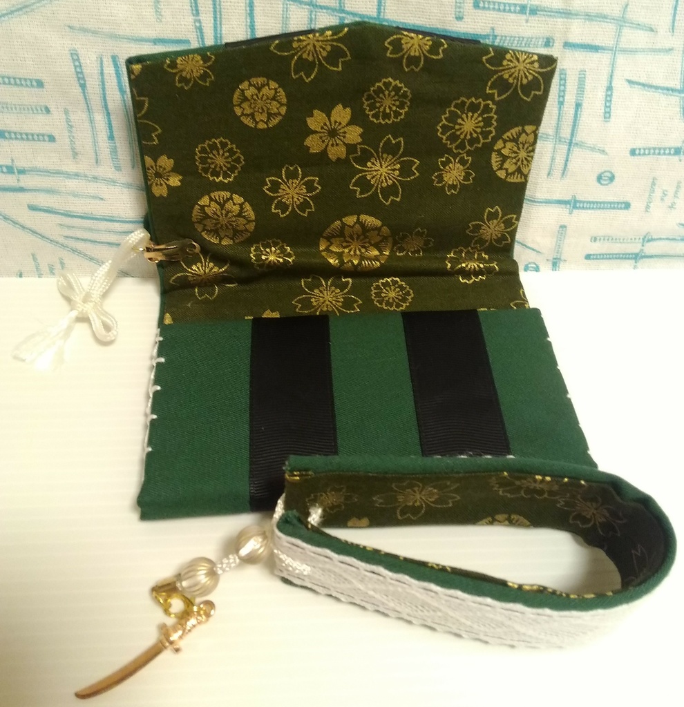 筥迫風ケース/山鳥毛、豊前江イメージ