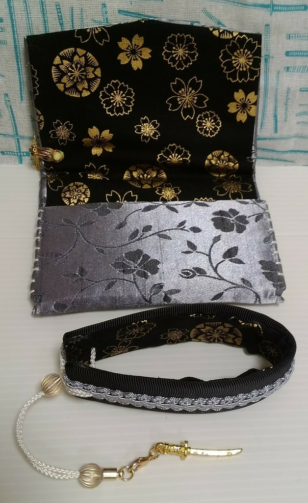 筥迫風ケース/山鳥毛、豊前江イメージ