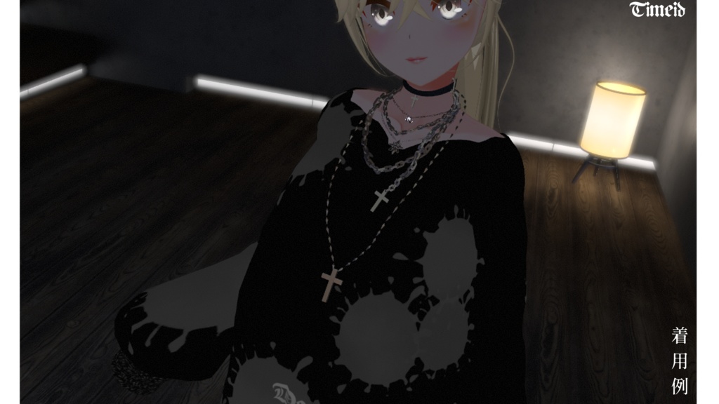 【VRChat向け3Dアクセサリーモデル】チェーンアクセサリーセット
