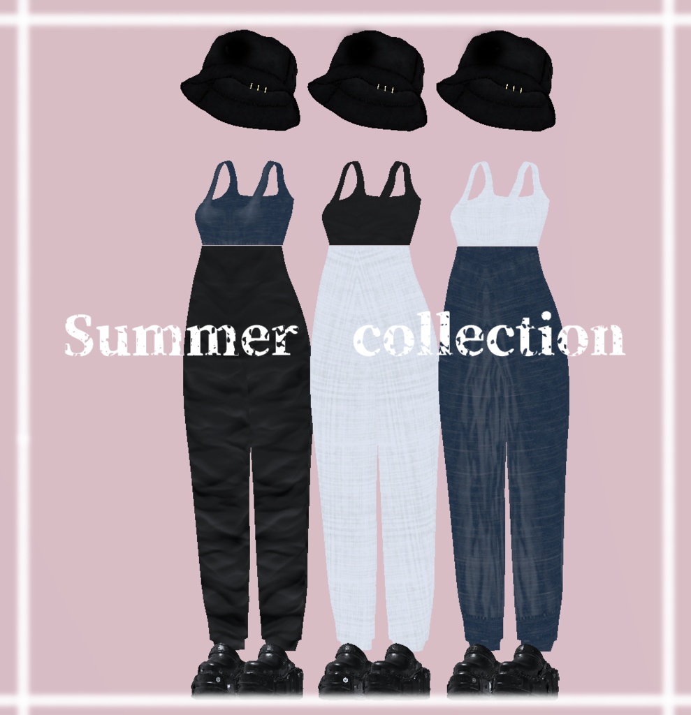 【VRChat向け3Dモデル】2022 SUMMER COLLECTION 舞夜専用