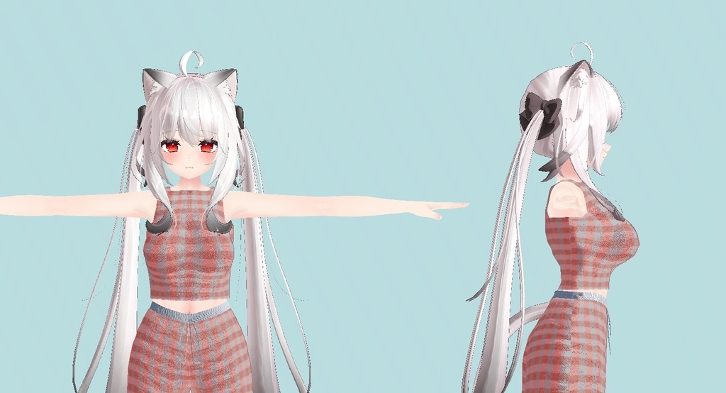 【VRChat向け3Dモデル】Summer Flarepants ~舞夜専用~