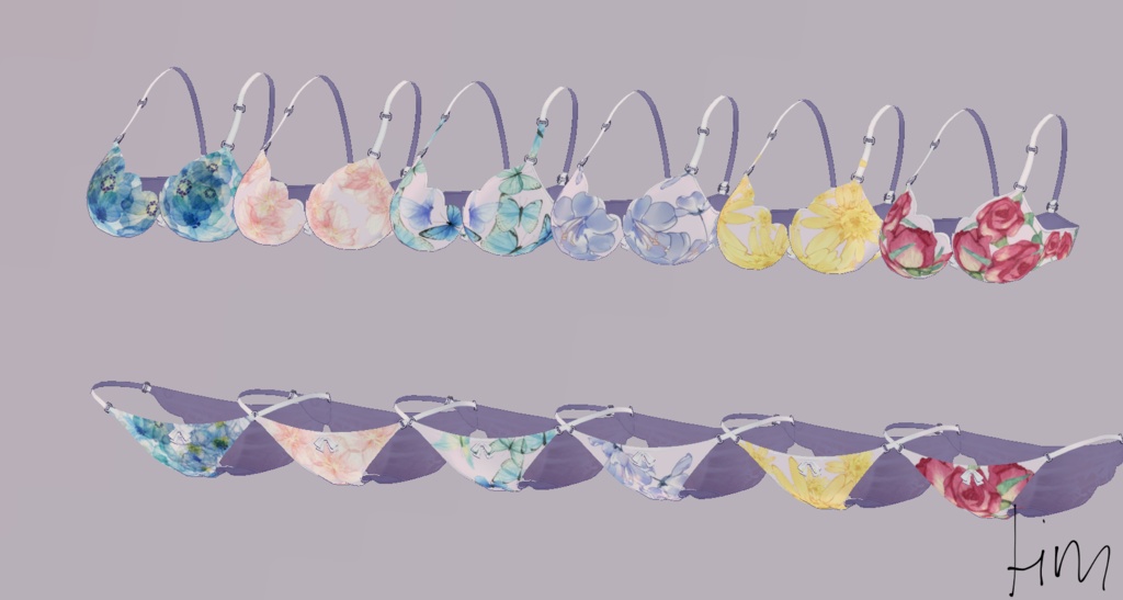 簡単導入◇萌専用◇アンダーウェアテクスチャ◇Underwear Texture