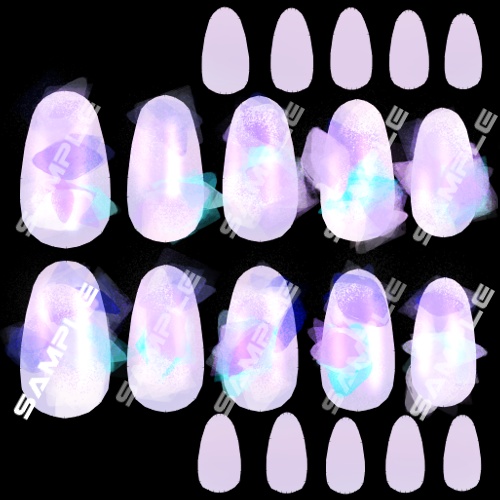 Soie Blanche - ソワ ブランシュ - 専用ネイルテクスチャ Nailtexture 4種