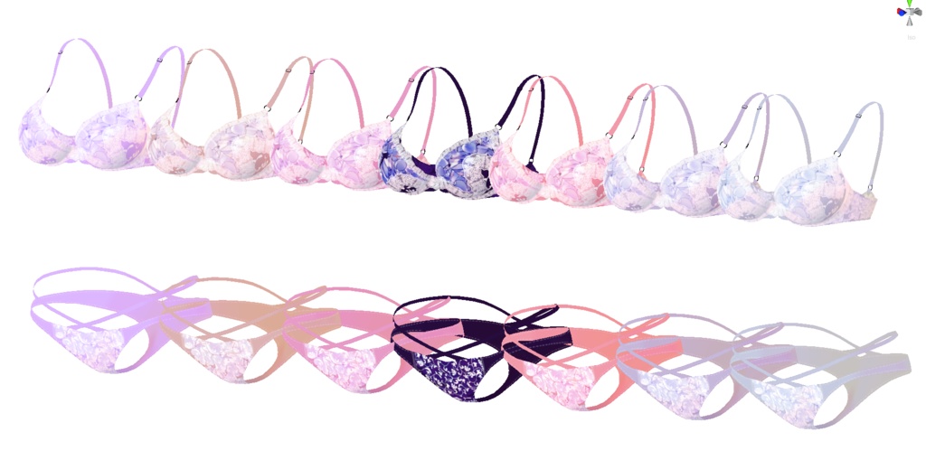 簡単導入◇森羅専用◇アンダーウェア テクスチャ◇Underwear Texture