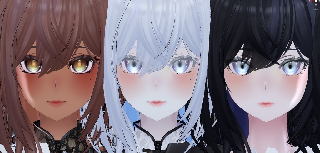 簡単導入◇Lasyusha専用◇メイク&目のテクスチャ◇make&eye Texture