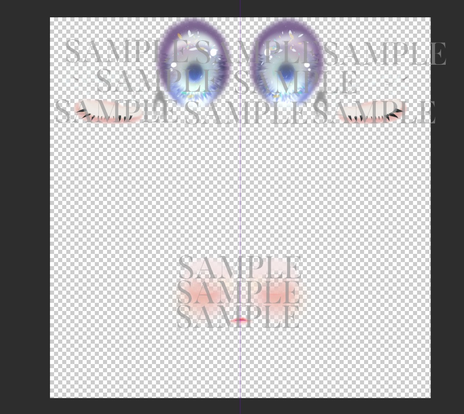 簡単導入◇Lasyusha専用◇メイク&目のテクスチャ◇make&eye Texture