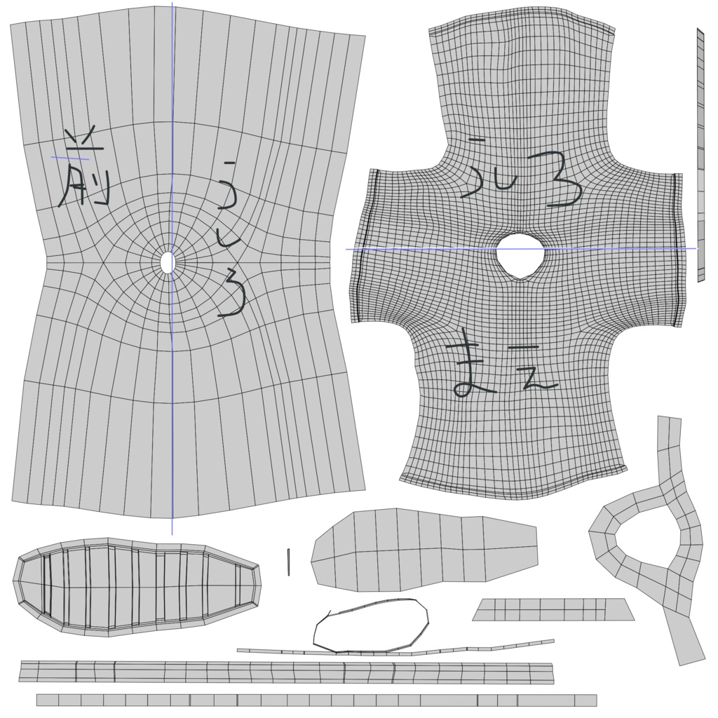 【VRChat向け3Dモデル】ただのTシャツセット