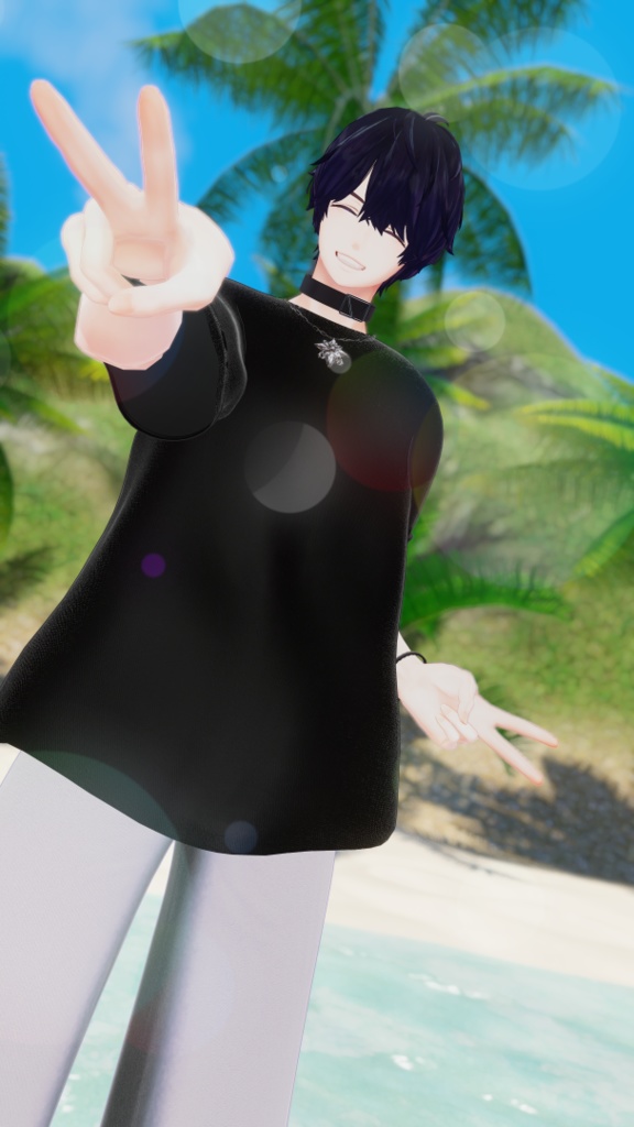 【VRChat向け3Dモデル】ただのTシャツセット
