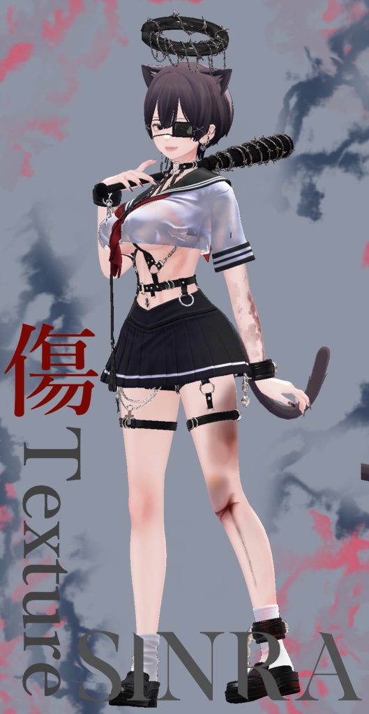 簡単導入◇森羅専用◇傷テクスチャ◇KIZUTexture