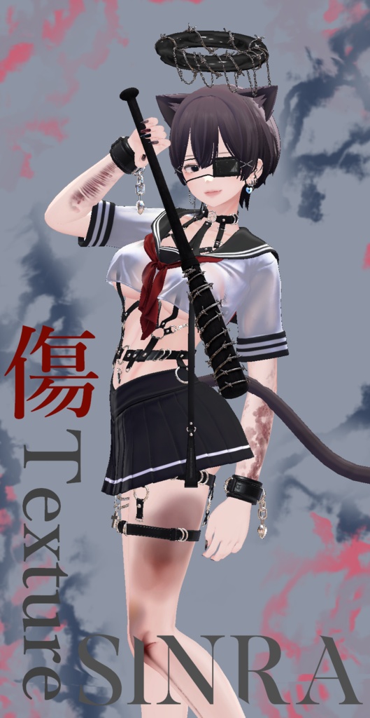 簡単導入◇森羅専用◇傷テクスチャ◇KIZUTexture