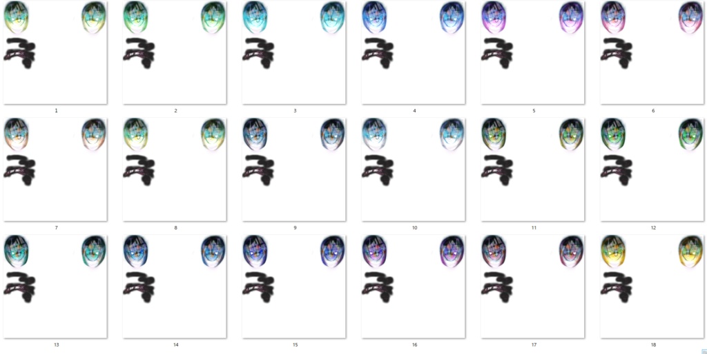 簡単導入◇伊奈波かや専用◇アイ テクスチャ◇EYE Texture