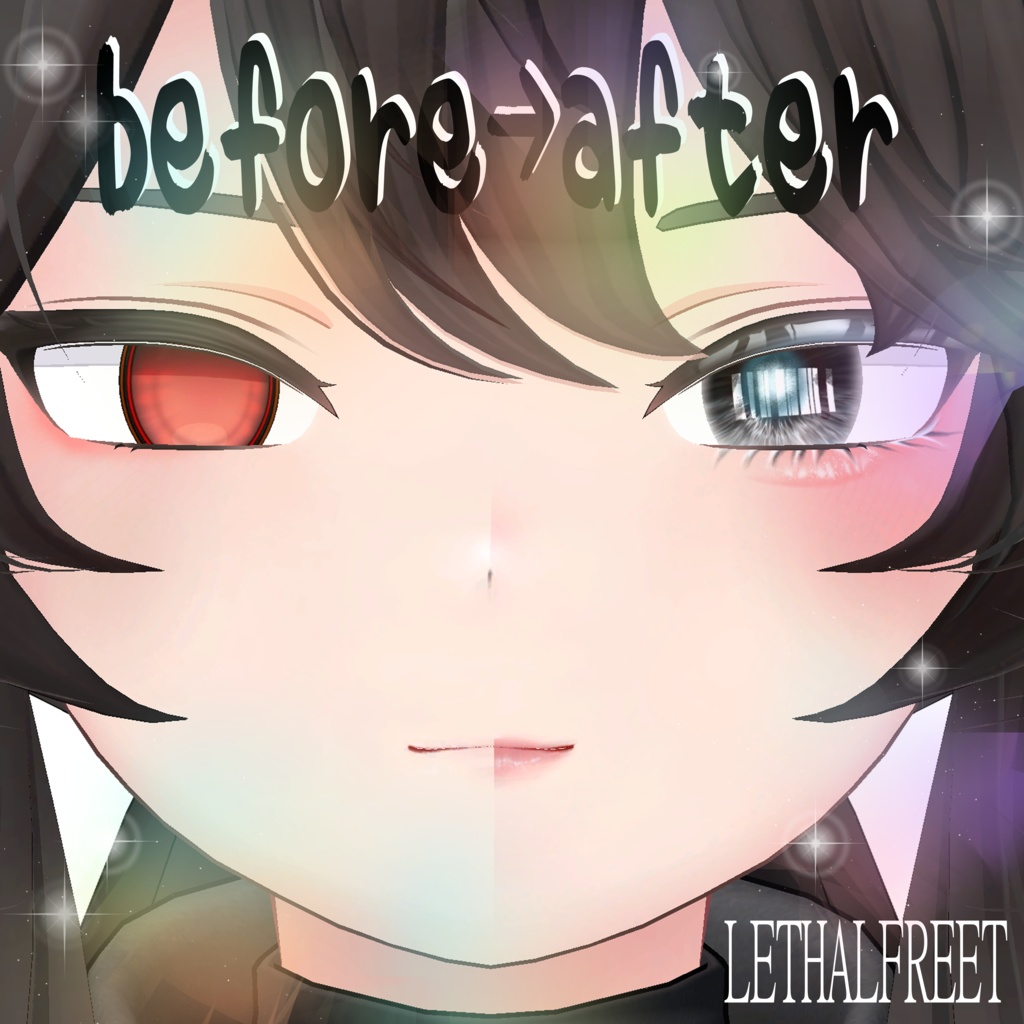 簡単導入◇専用◇リーサルフリートメイク+目テクスチャ◇LETHALFREET make up+eye Texture