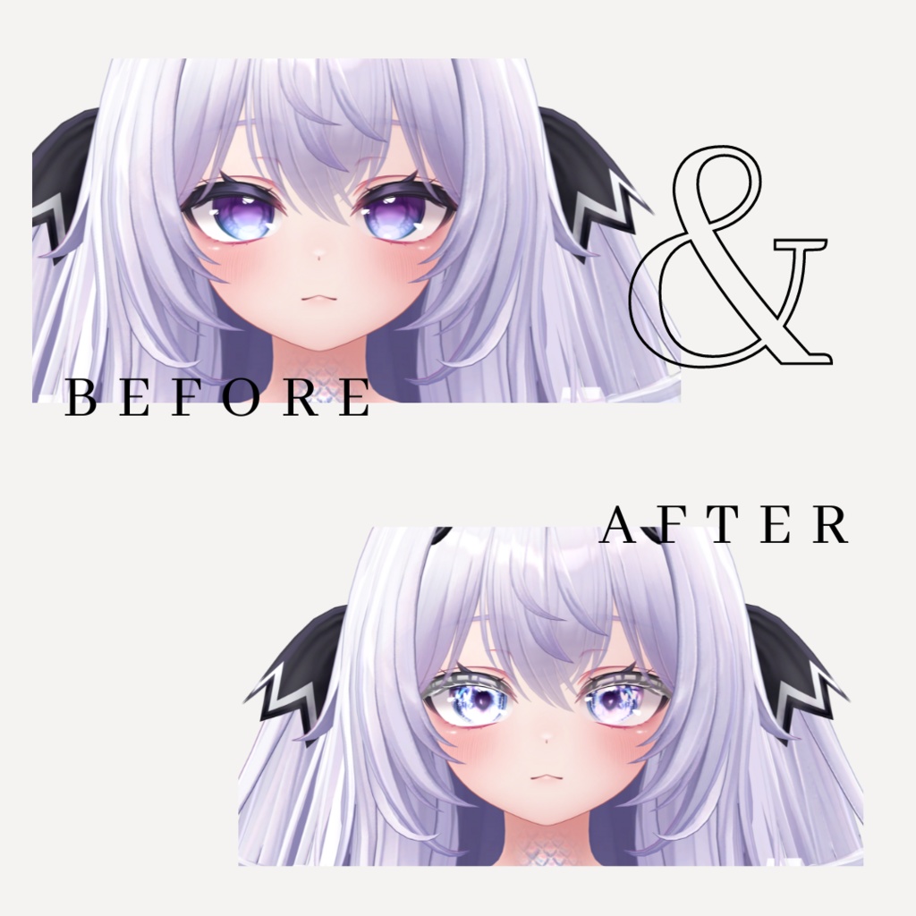 簡単導入◇愛莉専用◇メイク+目テクスチャ◇make up+eye Texture