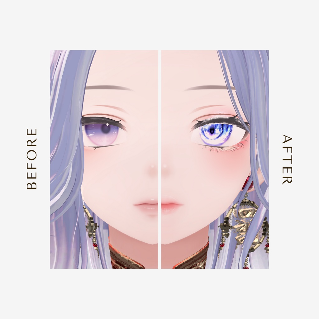簡単導入◇森羅専用◇メイク&Eye テクスチャ◇Makeup&eye Texture
