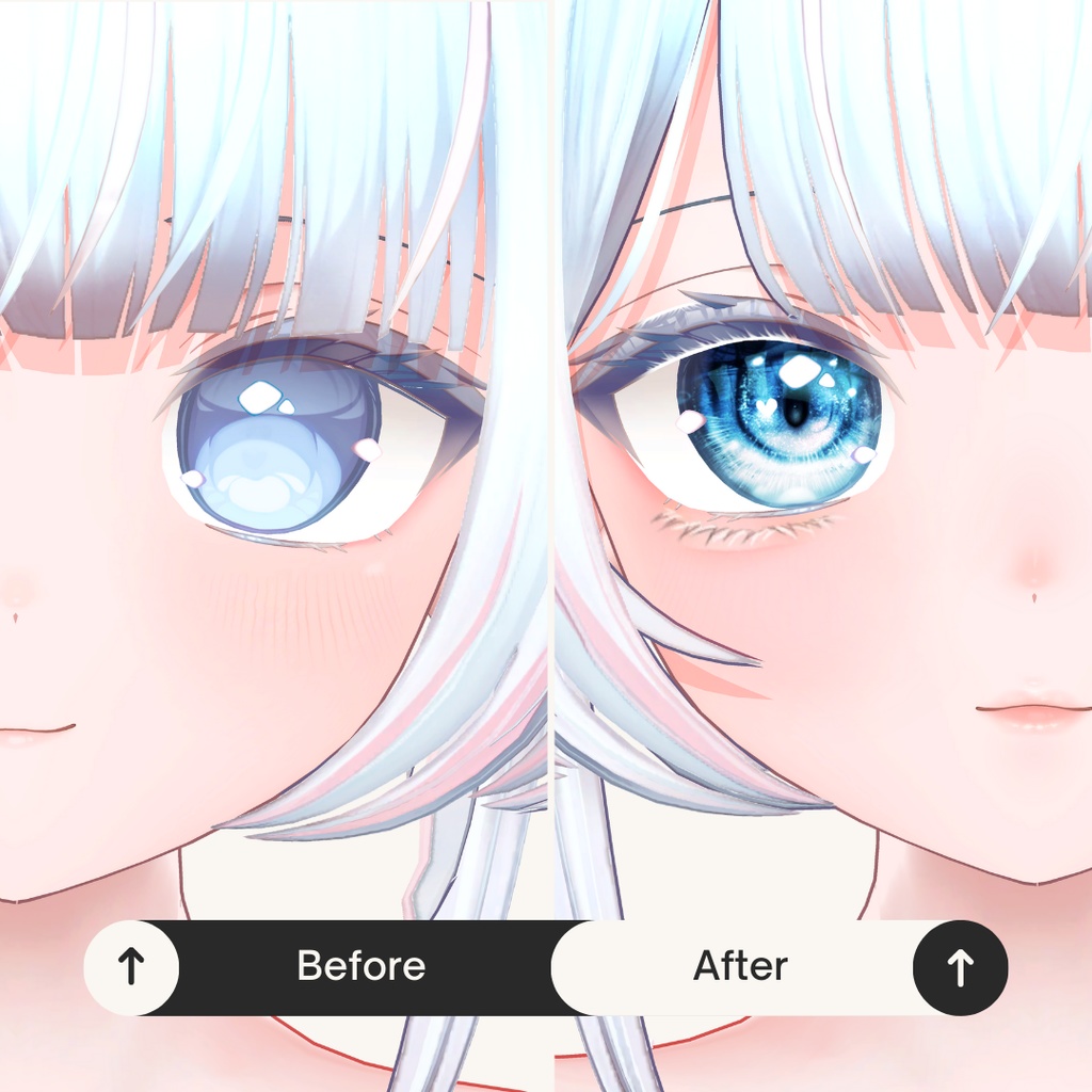 簡単導入◇ぽまえpomae専用◇メイク&Eye&アンダーウェア テクスチャ◇Makeup&eye&Underwear Texture