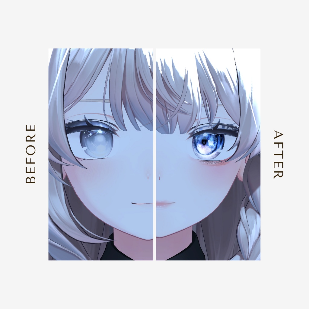 簡単導入◇「しなの」専用◇メイク&Eye テクスチャ◇Makeup&eye Texture