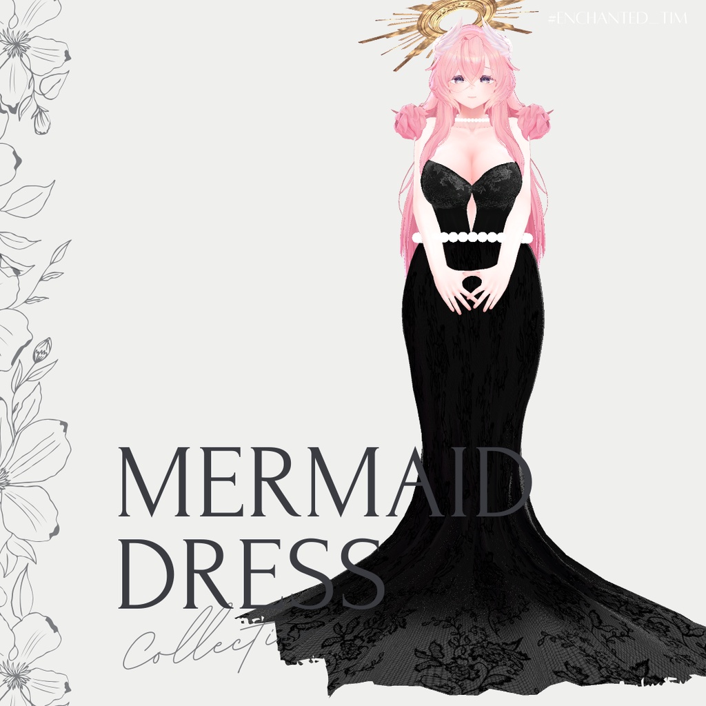 MermaidDress-マーメイドドレス-複数アバター対応