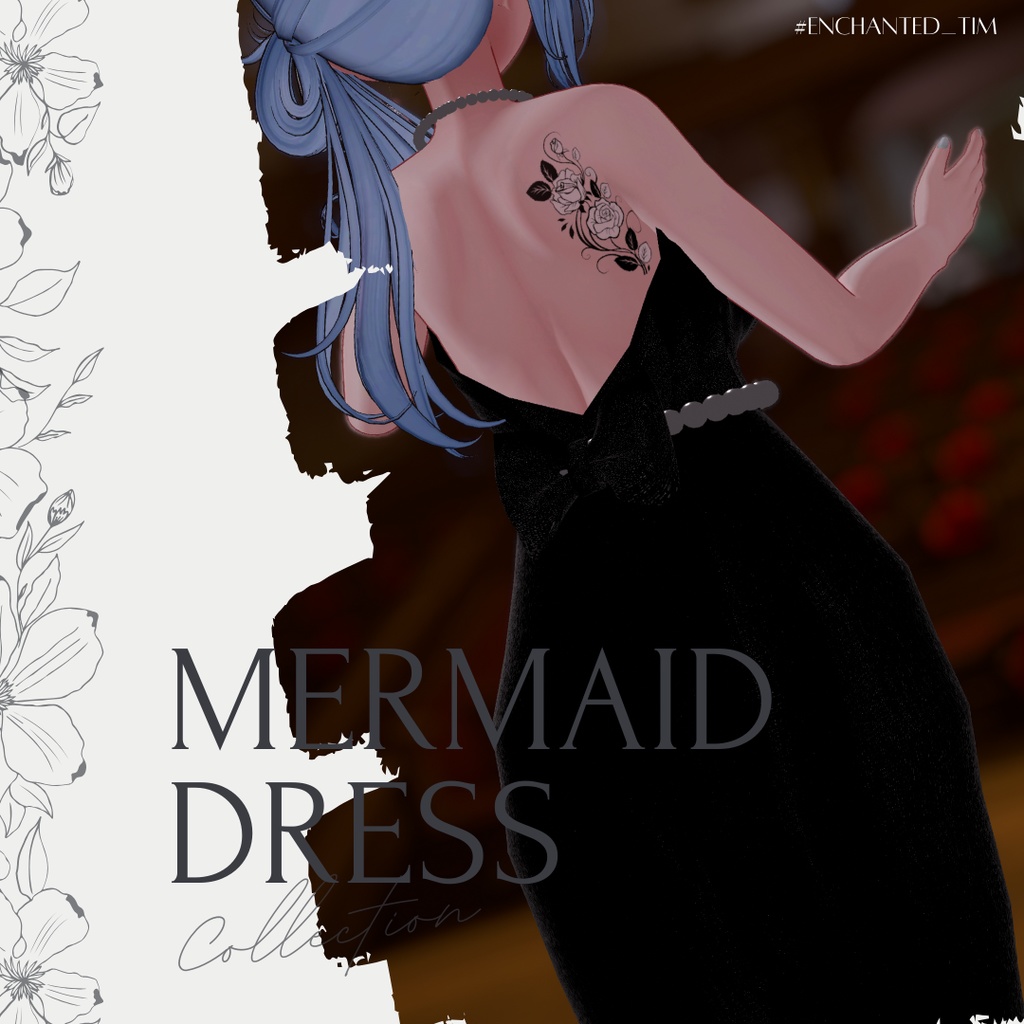 MermaidDress-マーメイドドレス-複数アバター対応