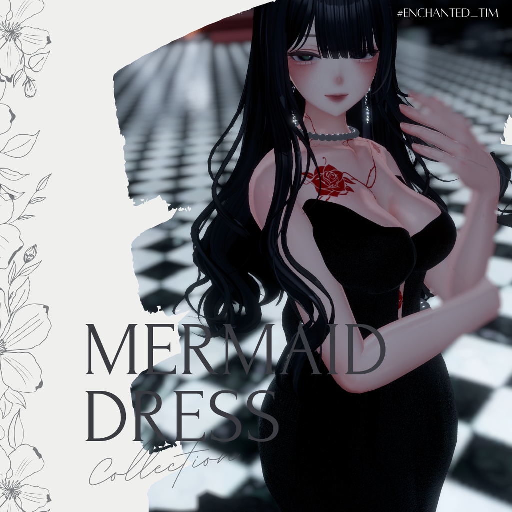 MermaidDress-マーメイドドレス-複数アバター対応