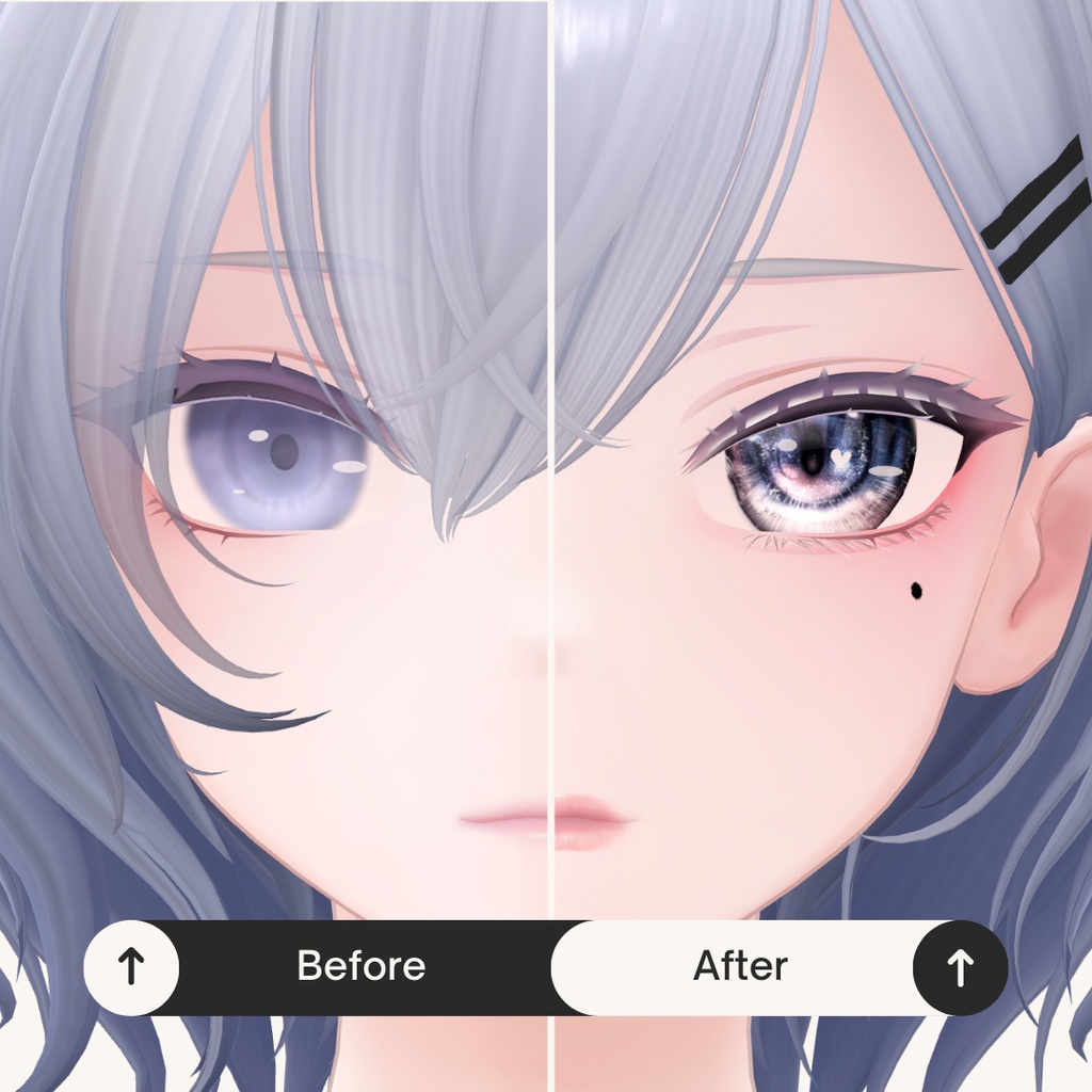 白雨-Hakuu-専用◇メイク&Eye テクスチャ◇Makeup&eye Texture