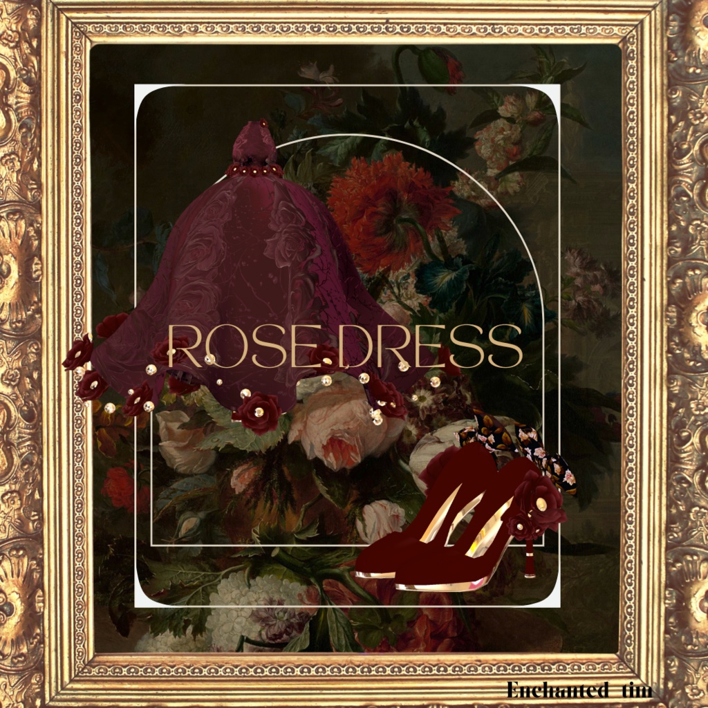 Rose dress ローズドレス 【複数アバター対応】