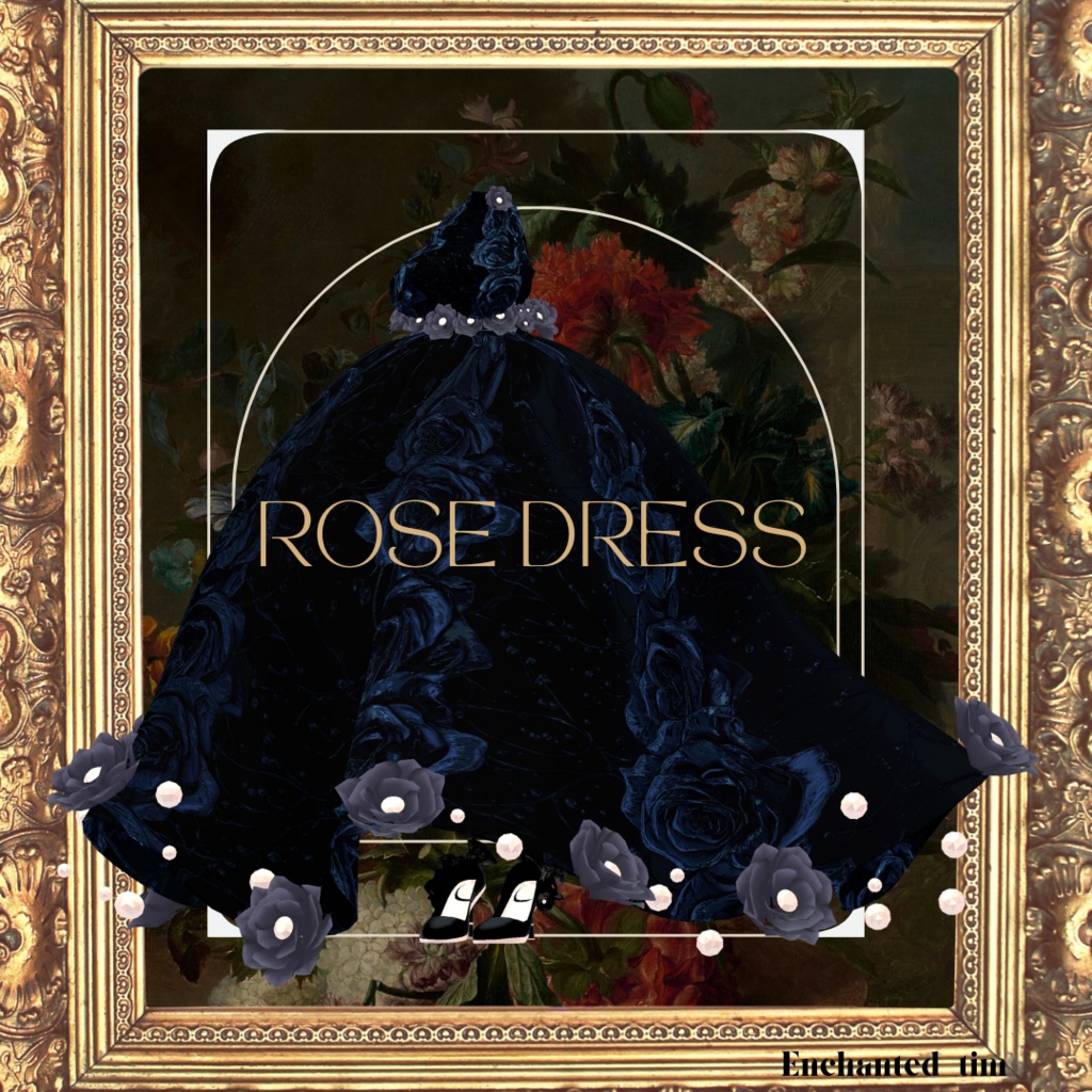 Rose dress ローズドレス 【複数アバター対応】
