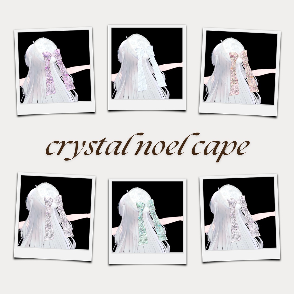 crystal noel cape-3D