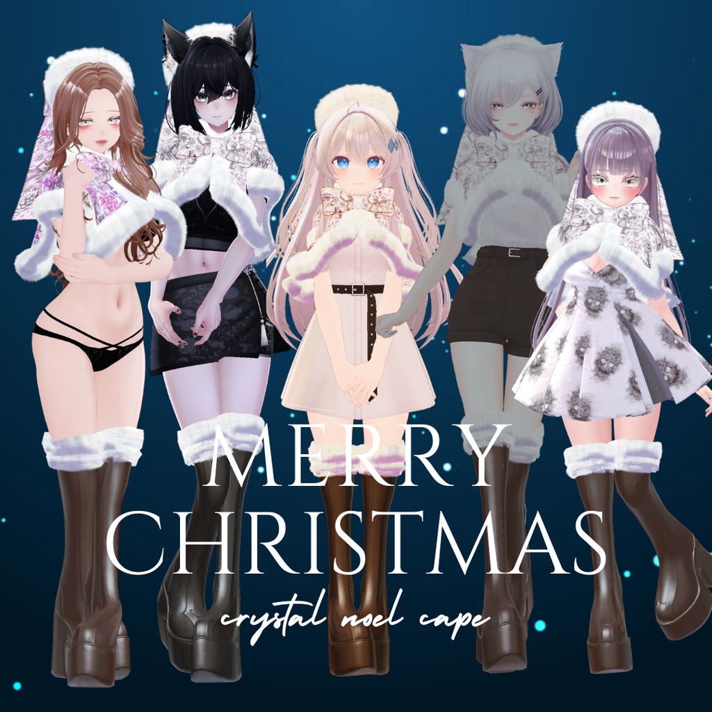 crystal noel cape-3D