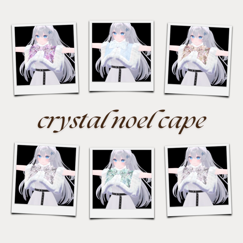 crystal noel cape-3D
