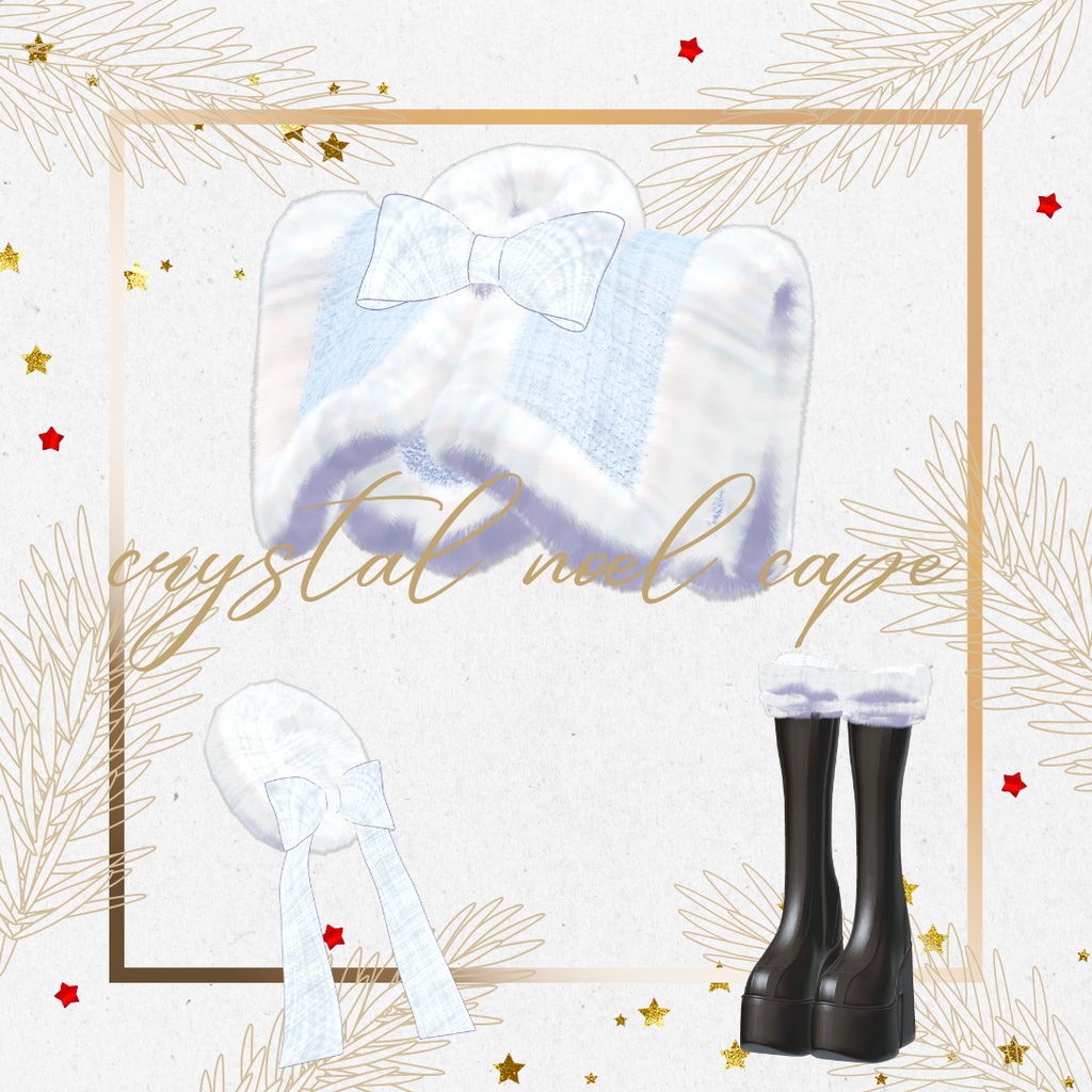 crystal noel cape-3D
