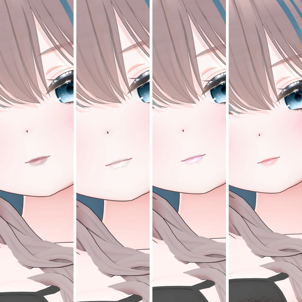 簡単導入◇ニクス -Nix-専用◇メイク+目テクスチャ◇make up+eye Texture