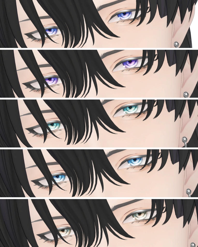 白鳥 -Shiratori- 専用◇メイク+目テクスチャ◇make up+eye Texture 【YMファンメイド】