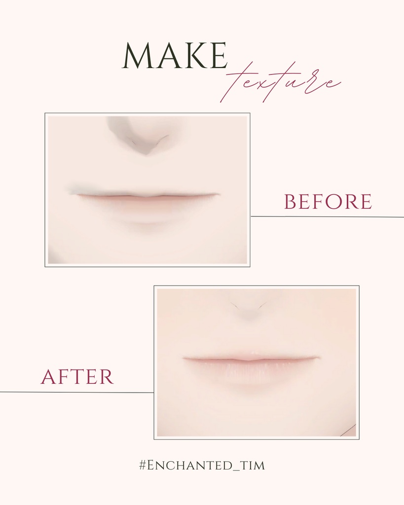 白鳥 -Shiratori- 専用◇メイク+目テクスチャ◇make up+eye Texture 【YMファンメイド】