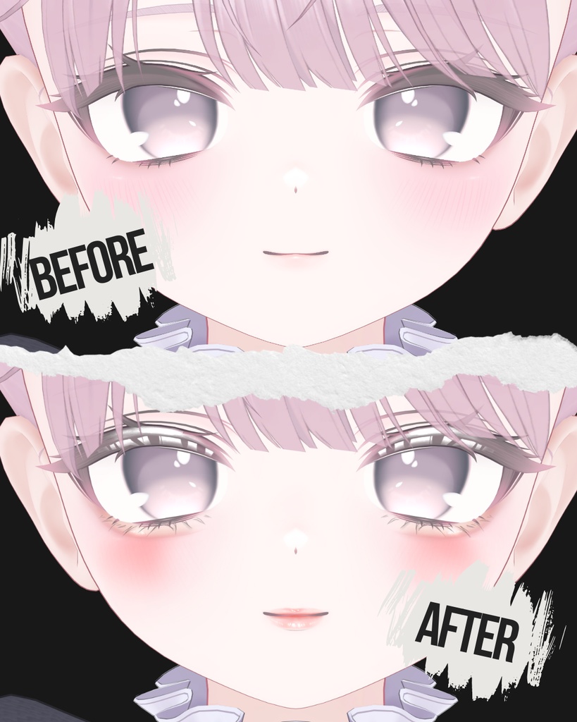 簡単導入◇ミルフィ-Milfy- 専用◇◇ アイテクスチャ2種類+make◇eyesTextur&makeTexture