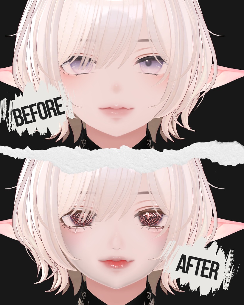 簡単導入◇森羅-shinra-専用◇◇ アイテクスチャ+make◇eyeTextur&makeTexture