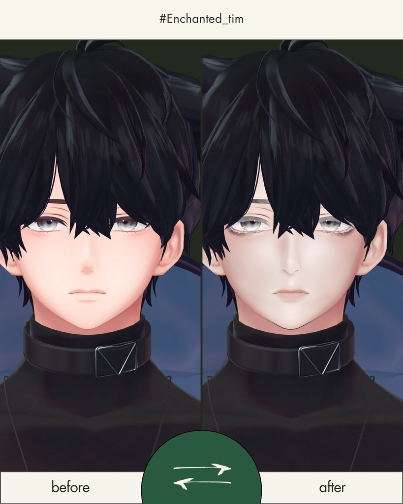 簡単導入◇水瀬-MINASE-専用◇メイクテクスチャ◇MAKE Texture