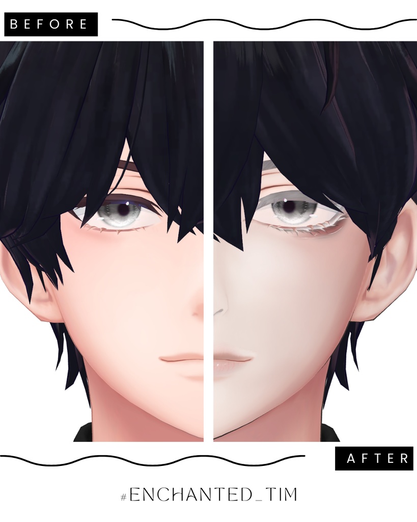 簡単導入◇水瀬-MINASE-専用◇メイクテクスチャ◇MAKE Texture