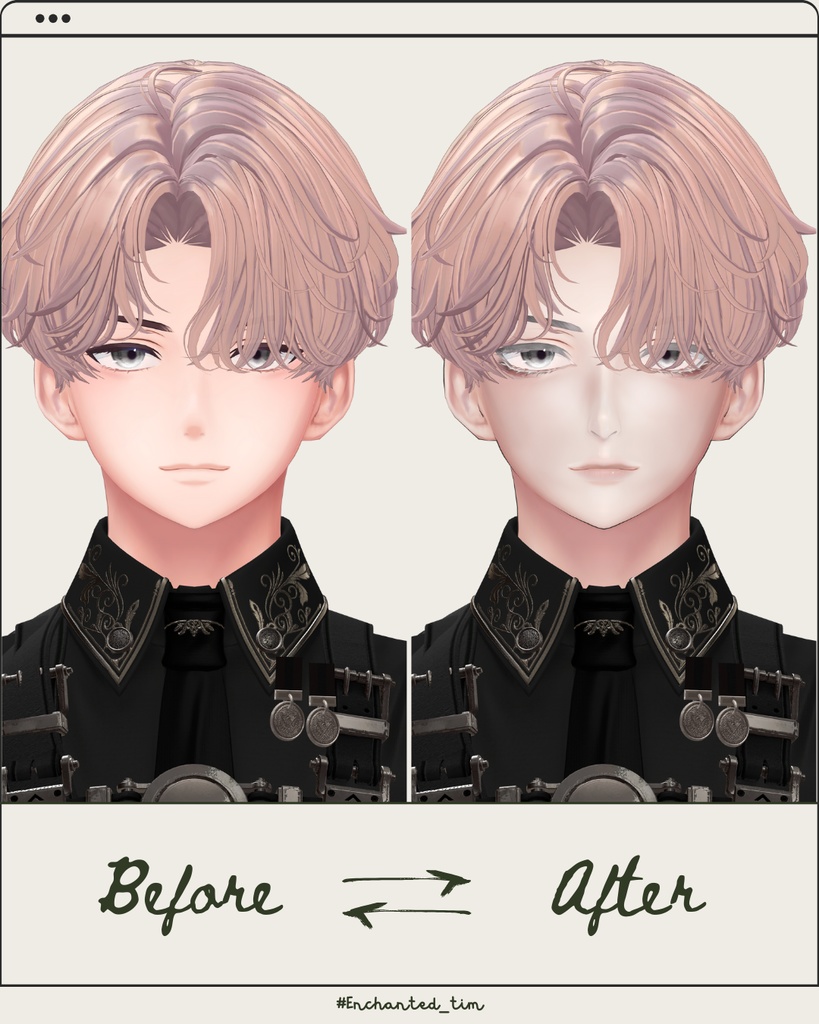 簡単導入◇水瀬-MINASE-専用◇メイクテクスチャ◇MAKE Texture