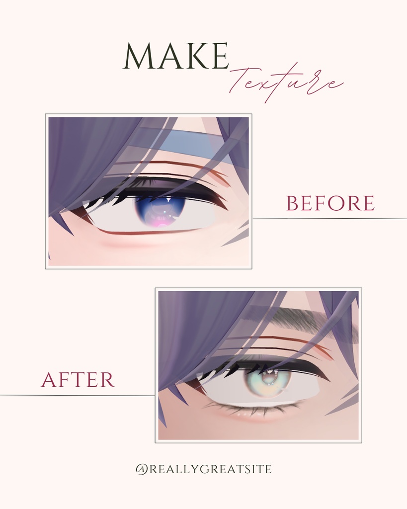 簡単導入◇狛乃--専用◇メイクテクスチャ◇MAKE Texture