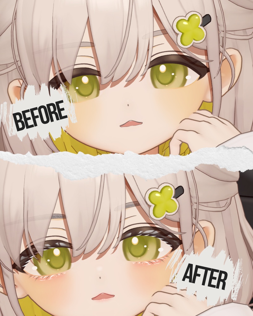 簡単導入◇-しらつめ-専用◇メイクテクスチャ◇MAKE Texture