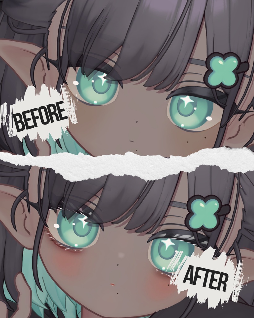 簡単導入◇-しらつめ-専用◇メイクテクスチャ◇MAKE Texture