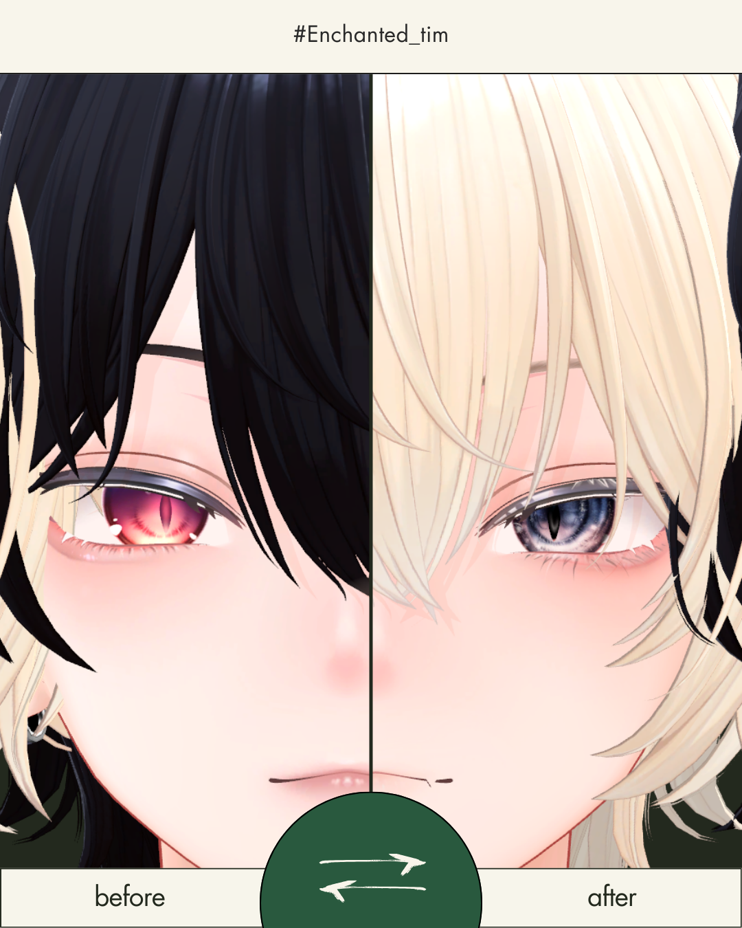 簡単導入 彼方-KANATA-専用 EYE＆make Texture - Enchanted_tim - BOOTH