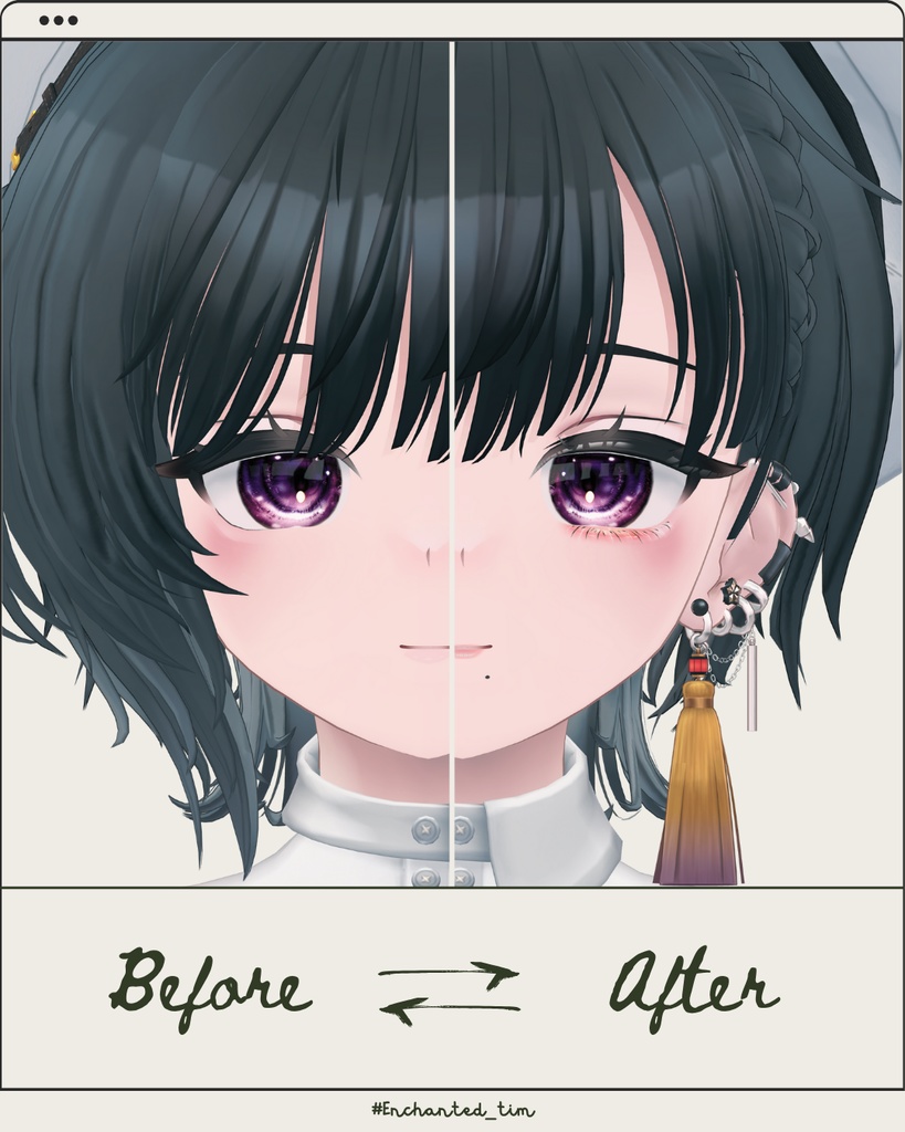 簡単導入◇ビナア-Binah-専用◇◇ No1eyeTexture◇makeTexture